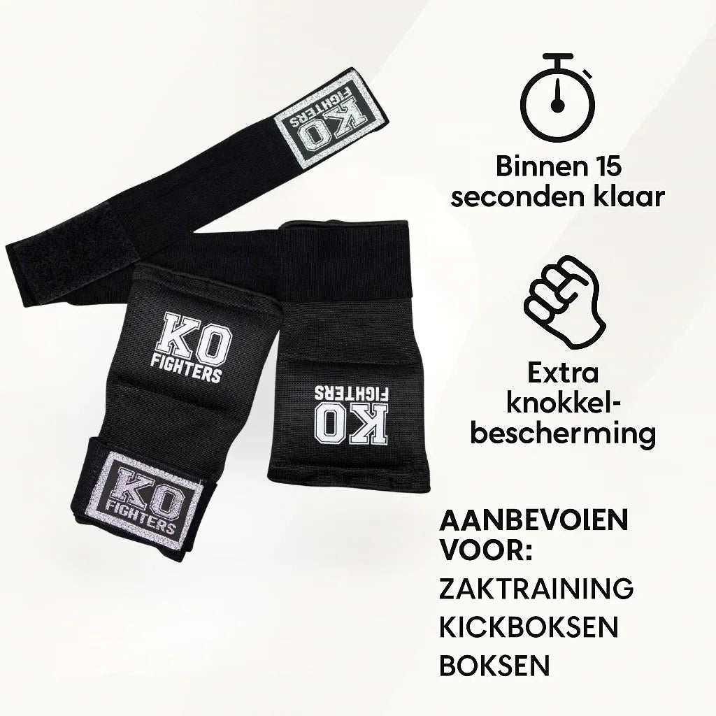 Binnen handschoenen Zwart