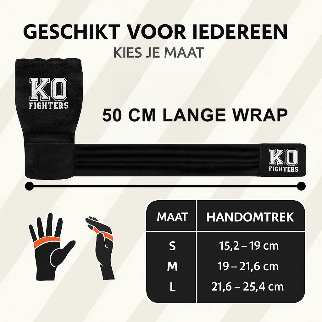 Binnen handschoenen Zwart